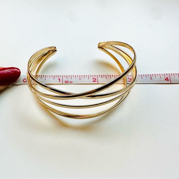 NEW NORDSTROM REVOLVE Mix Multi Slim Band Twisted Bracelet Bangle Cuff Jewelry - Picture 11 of 16